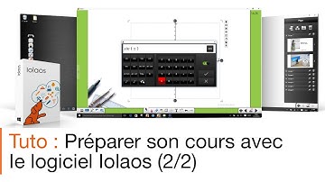 Tutoriel écran interactif : préparer un cours avec le logiciel pour écran interactif Iolaos (2/2)