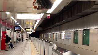 Osaka Metro千日前線25系回送列車発着発車シーン