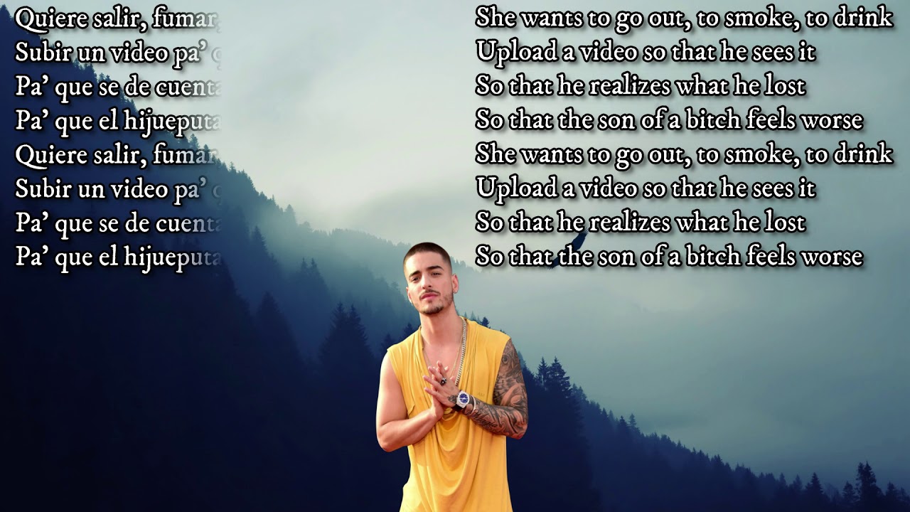 Maluma HP ( Letra / Lyrics / English Translation) YouTube