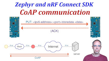 Zephyr and Nordic nRF Connect SDK - 08 CoAP client/server communication