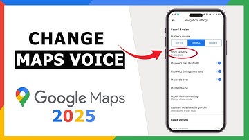 How to Change Google Maps Navigation Voice 2025 | Google Maps Voice Settings
