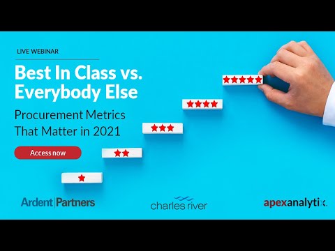 Best In Class vs. Everybody Else - Procurement Metrics That Matter in 2021