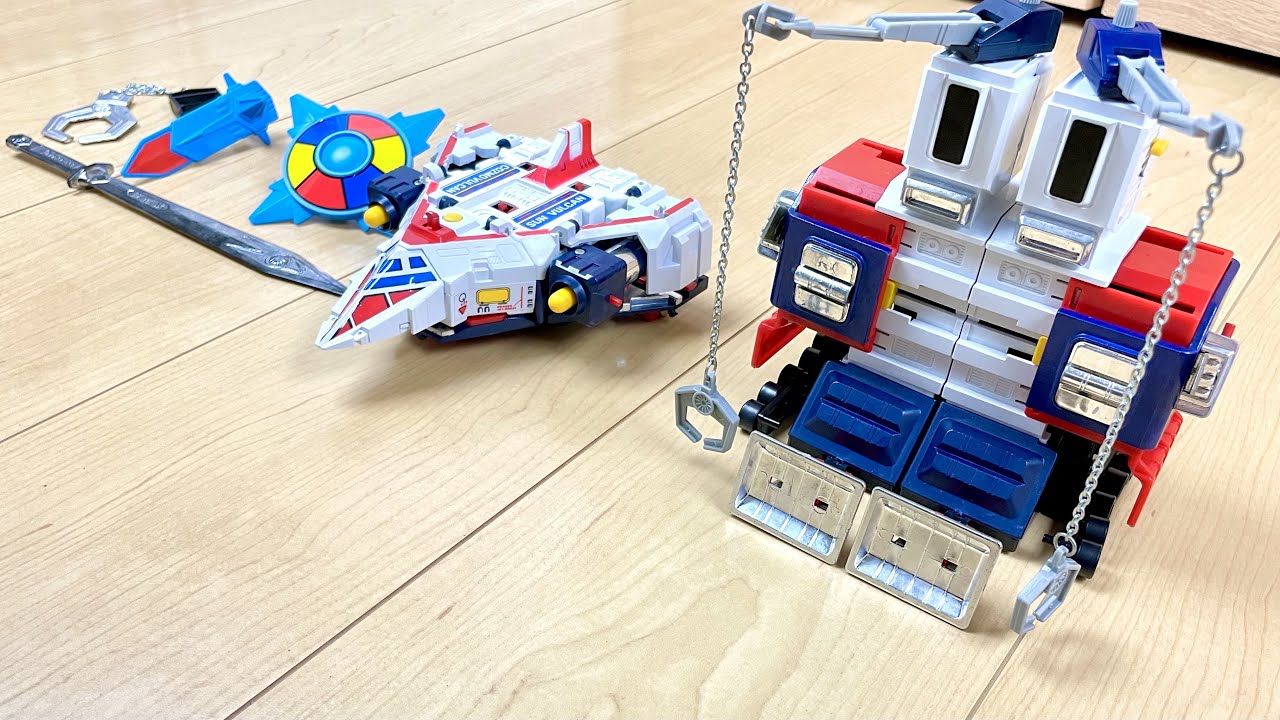 DX Power Rangers SunVulcan #1】🦅🦈🐅戦隊初の合体ロボ