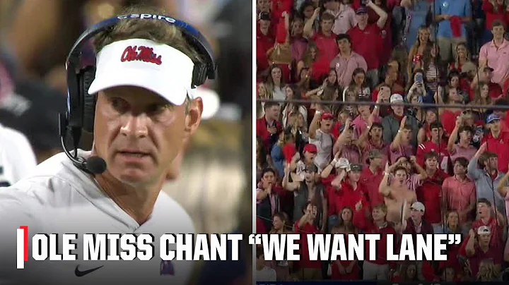 'WE WANT LANE' chants break out as Ole Miss beats Florida | ESPN College Football