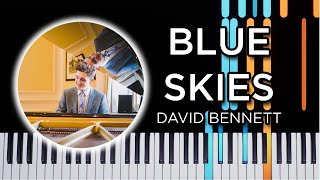Blue Skies david Bennett  Piano Tutorial