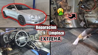 COMO reparar y LIMPIAR un COCHE que esta para tirar al DESGUACE?? TOYOTA CELICA GT