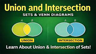 Master Union & Intersection in Minutes | Set Theory Made Easy!