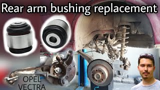 Opel Vectra B Ni̇n Arka Burçlarini Deği̇şti̇rdi̇m Tami̇r Tadi̇lat How To Replace The Rear Arm Bushi̇ng