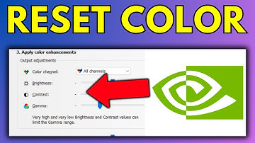 How To Reset Color Settings On Nvidia Control Panel