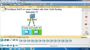 Configure DHCP on Layer 3 Switch with Inter VLAN Routing - Part 73 |CCNA 200-125 Routing & Switching