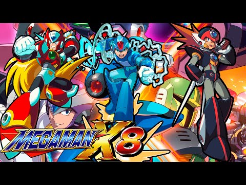 MEGAMAN X8 (PS2) [ X,ZERO,AXL ] 4K/60FPS WALKTHROUGH/LONGPLAY 2022