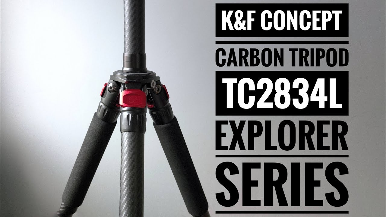 Treppiede Da Viaggio K&F Concept KF-TC2235 In Fibra Di Carbonio, 5 Sezioni, Testa A Sfera, Monopiede - Foto 2
