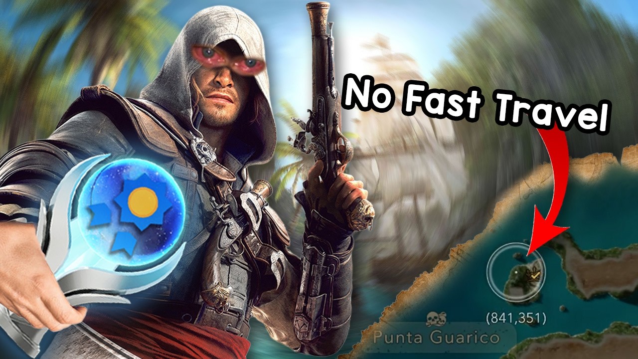 How Long Does It Take To 100% Black Flag WITHOUT Fast Traveling?