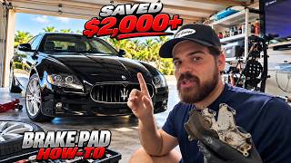 Maserati Wanted THOUSANDS for a Brake Job… So I Replaced the Pads Myself (Here’s How)