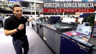 Inline Cut Sheet Printer and Rotary Die Cutting System - Horizon & Konica Minolta