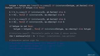 Full How to Vectorize Option Payoff Calculations Using NumPy and Pandas Update