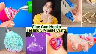 #testing5minutecraftgluegunhacks #5minutecraftlifehacks #5minutecrafts
hey guys... in today's video m going to testing out glue gun hacks
from 5 minute craft...