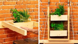 Vertical garden projects. How to save Space and Grow plants