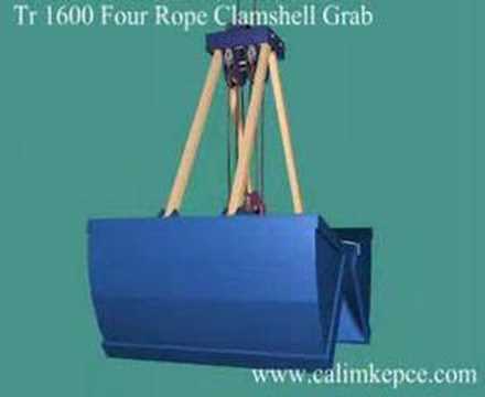TR 1600  FOUR ROPE CLAMSHELL GRABS.