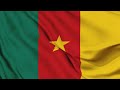 Cameroon FLAG waving animation / 3-min loop / free 4k stock footage