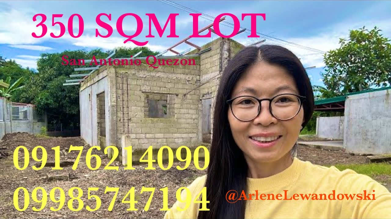 Vlog605 350 SQM RESIDENTIAL LOT WITH UNFINISHED HOUSE FOR SALE SAN