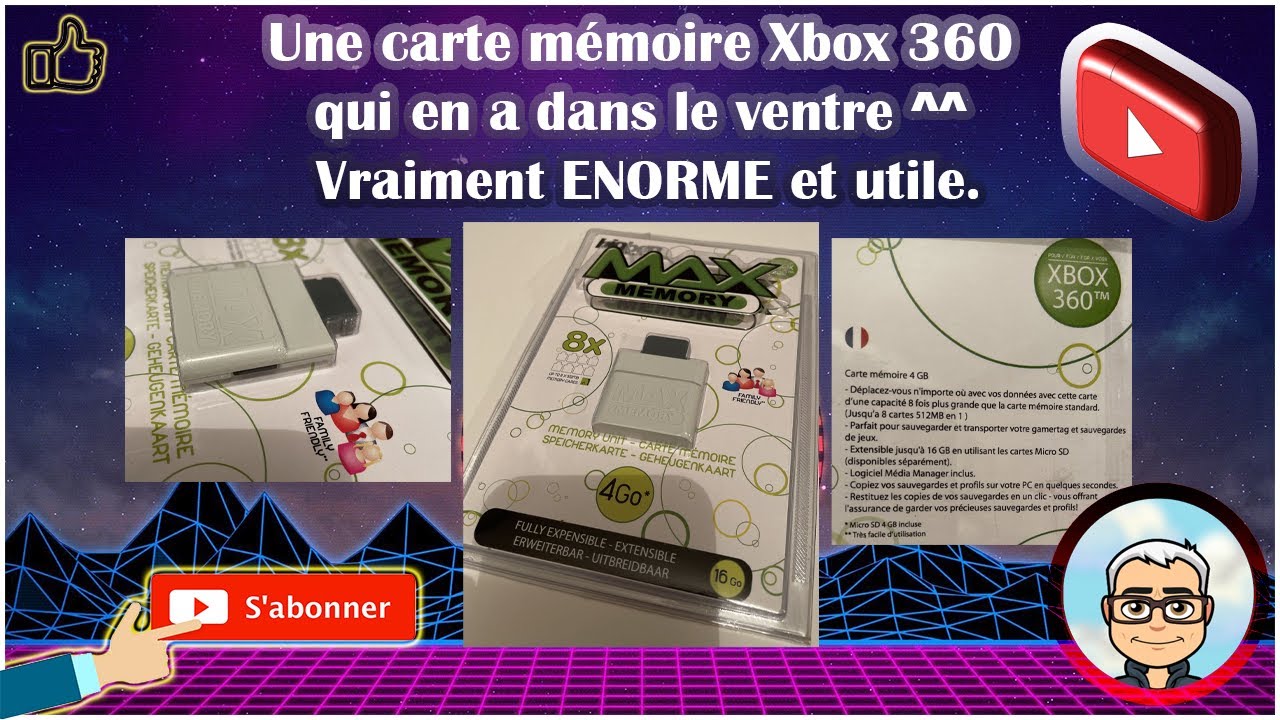 Carte Mémoire Interne 4Go Xbox 360 Slim - Third Party