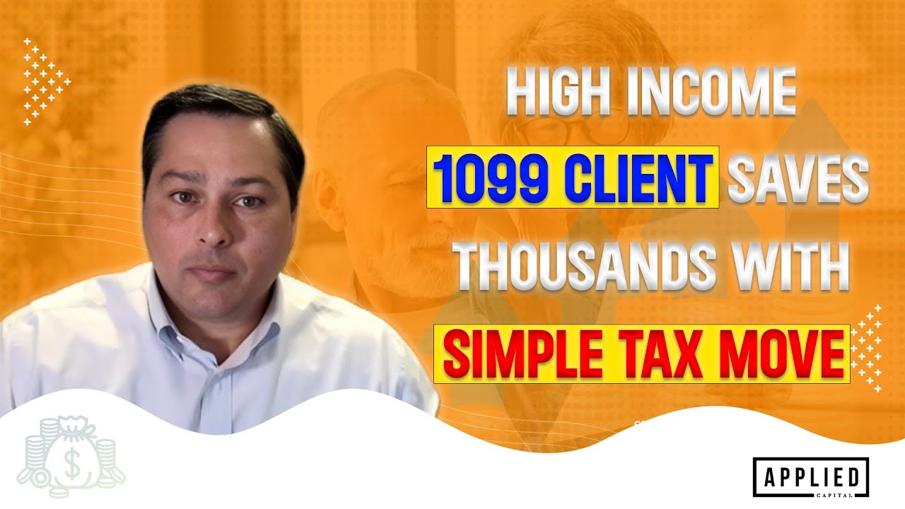 How I Assisted a High-Income 1099 Client in Saving Over 6,000 in Taxes with a Single Strategic Move 💰📉 How I Assisted a High-Income 1099 Client in Saving Over 6,000 in Taxes with a Single Strategic Move 💰📉