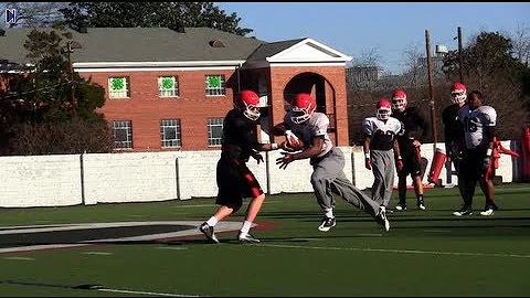 Highlights of Georgia RB's Todd Gurley and Keith Marshall at practice on Dec. 18