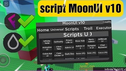 script MoonUI v10 | go to pin comment to try the script enjoy