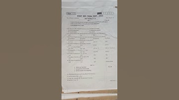 11th maths first midterm question paper 2025#creativecrew #question #maths