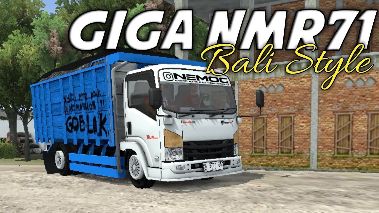 TERNYATA BEGINI !!! TRUCK NMR71 BALI STYLE || MOD BUSSID TERBARU
