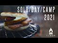 【2021年初ソロキャンプ】男ひとり飯｜ベーコンチーズエッグマフィン｜チャーハン｜槇塚鉄工所フライパンディッシュ｜RECAMP