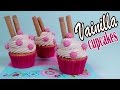 Receta de cupcakes de vainilla