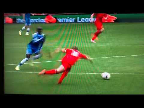 Steven Gerrard slip against Chelsea