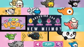 HAPPY HOP : CUTE JUMPING GAME || BREAKING EGG + COLLECTING NEW MIIMO 🐼🐷🦀 screenshot 3