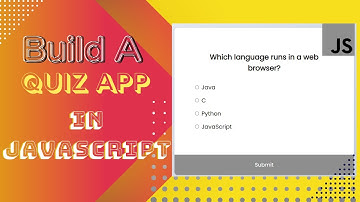 Quiz App JavaScript: Build A Quiz App With JavaScript in Hindi - JavaScript Project