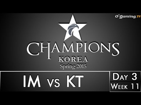 LCK Spring 2015 - W11D3 - IM vs KT