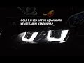 VW GOLF 7 ÇİFT U LED NASIL YAPILIR // HOW TO DO DUAL LED