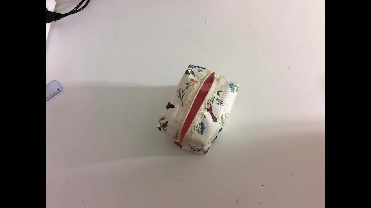 Tuto Couture Facile Trousse De Toilette Youtube