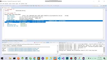 [Robot-Framework] Checking Search bar to find the results.