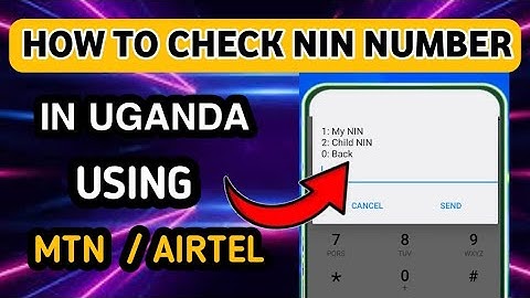 How to check NIN number with the phone in Uganda