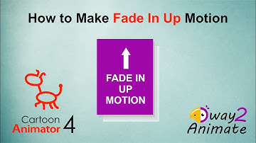 How to Make Fade In Up Entrance Motion | Cartoon Animator 4 | 2D animation | Elastic Motion