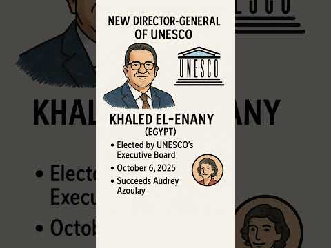 Khaled El Enany Elected New UNESCO Director General Egypt S Historic Leadership CA 2025