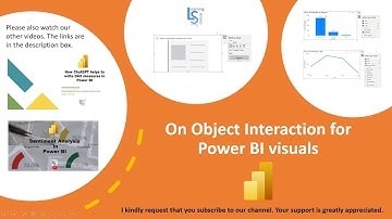 On Object Interaction for Power BI visuals | Build a visual with on-object interaction in Power BI |