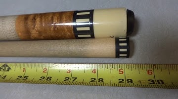 Meucci Pool Cue Stick Roll Test 2...How to tell if it is bent or warped