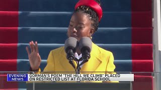Amanda Gorman says her inaugural poem has been banned by school