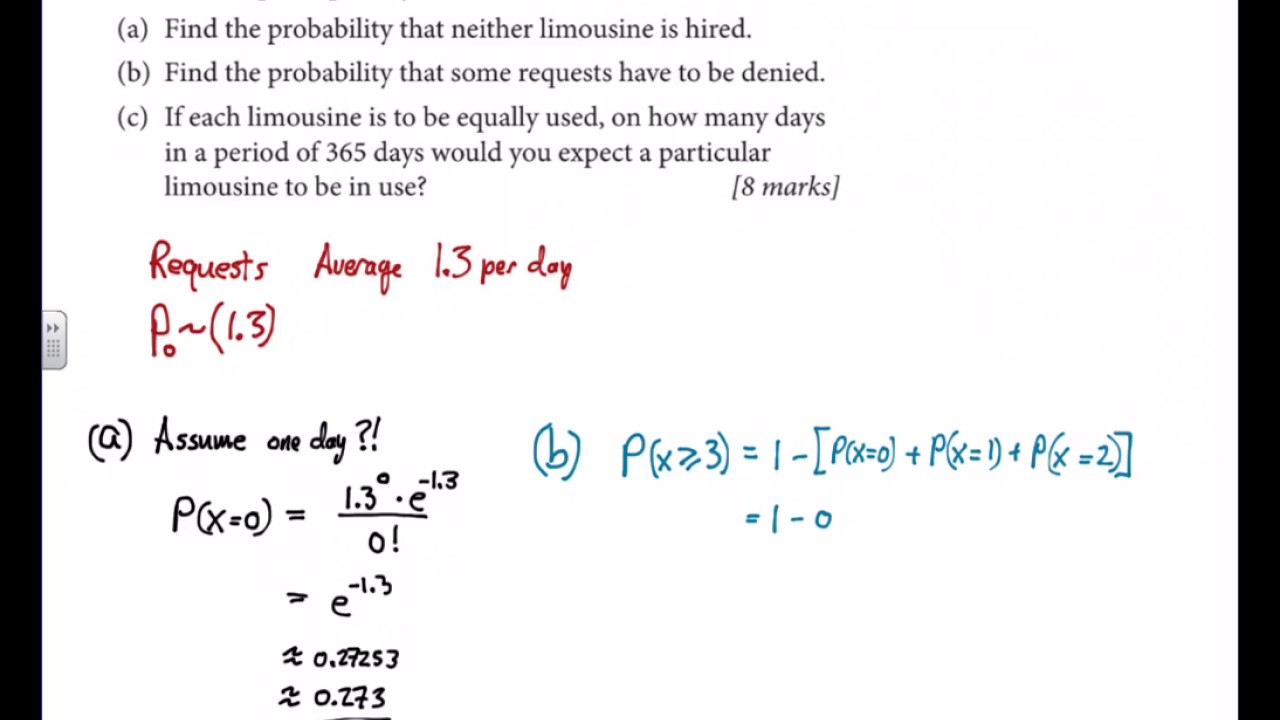 typical IB HL Poisson problems - YouTube