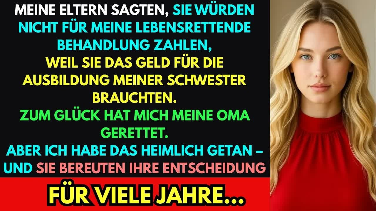Im Krankenhaus ließen mich meine Eltern im Stich–nur um das Studium meiner Schwester zu finanzieren
