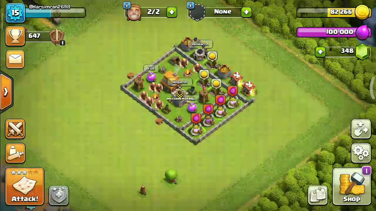 COCGP B(1)| CLASH OF CLANE GAME PLAY|CLASH OF CLANE |@HARSIMRAN2698|