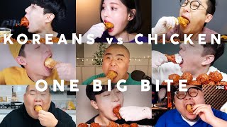ARE KOREANS THE BEST AT EATING CHICKEN??? | SATISFYING ASMR MUKBANG COMPILATION